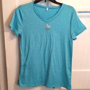 Star t shirt 65%poly, 35%cotton size M